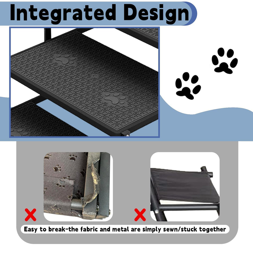 5-Step Foldable Non-Slip Plastic Dog Steps D4259