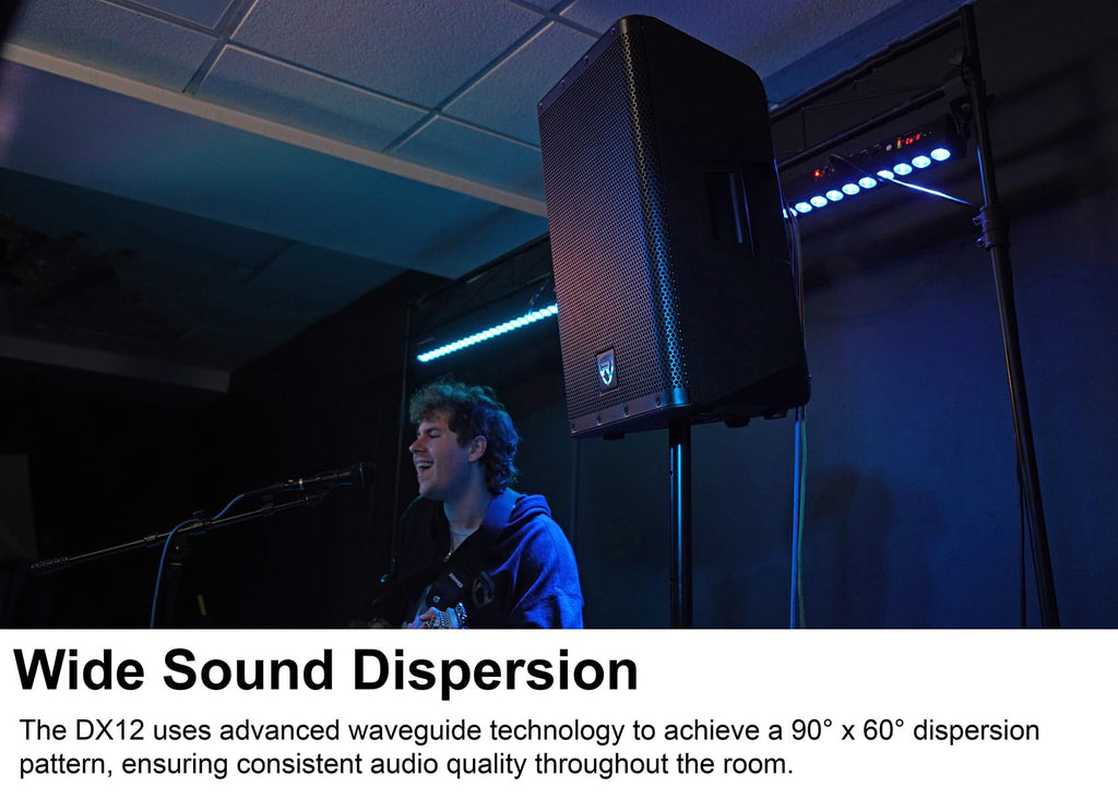 12" Powered DJ PA Speaker with Stand Q4411