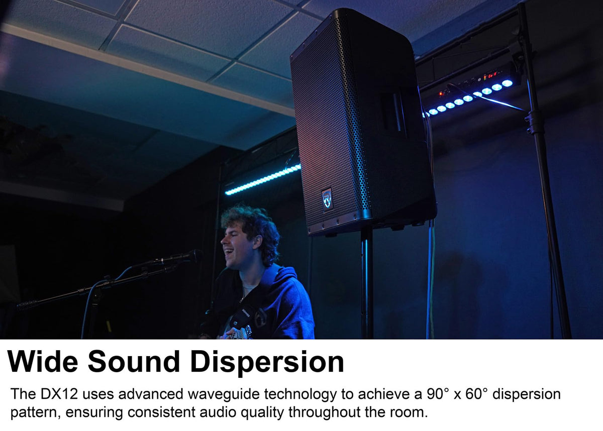 12" Powered DJ PA Speaker with Stand Q4411