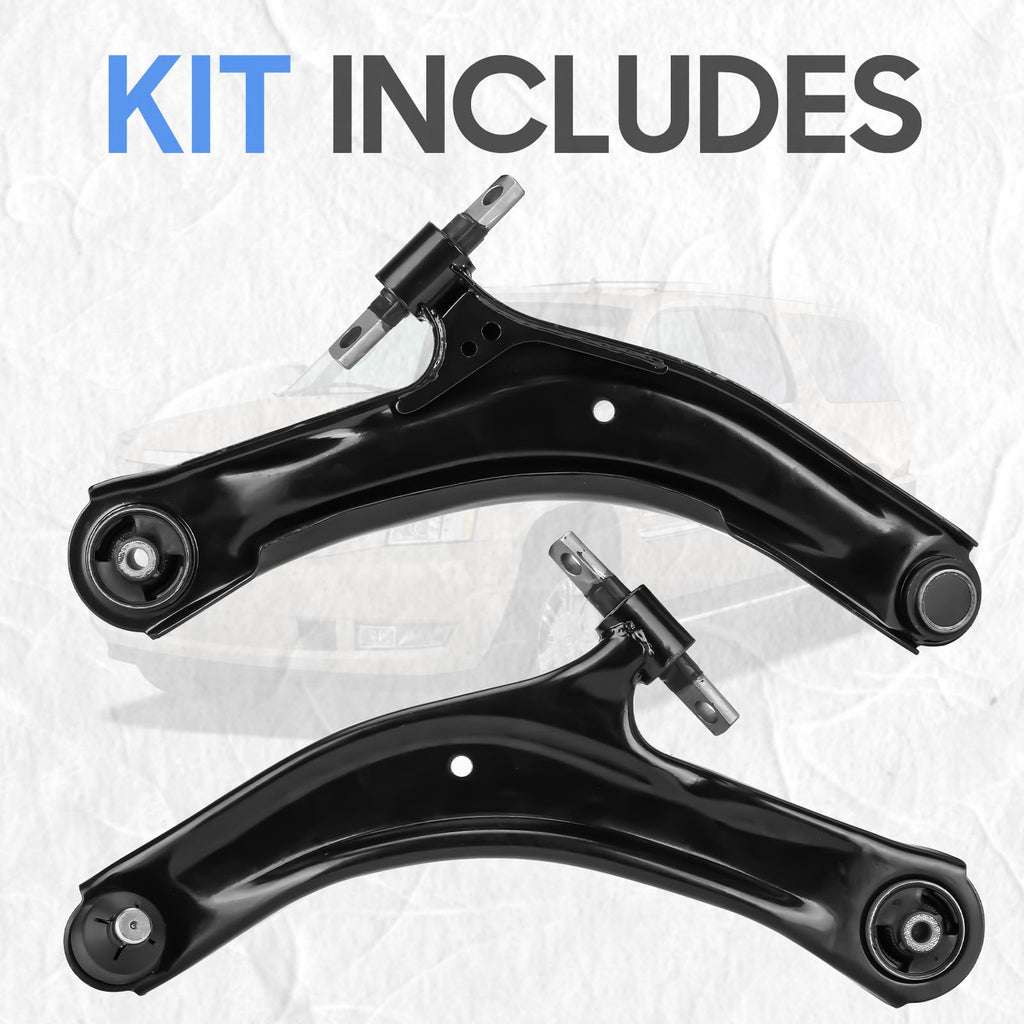 Front Lower Control Arms with Ball Joints Suspension Kit 2pc G307