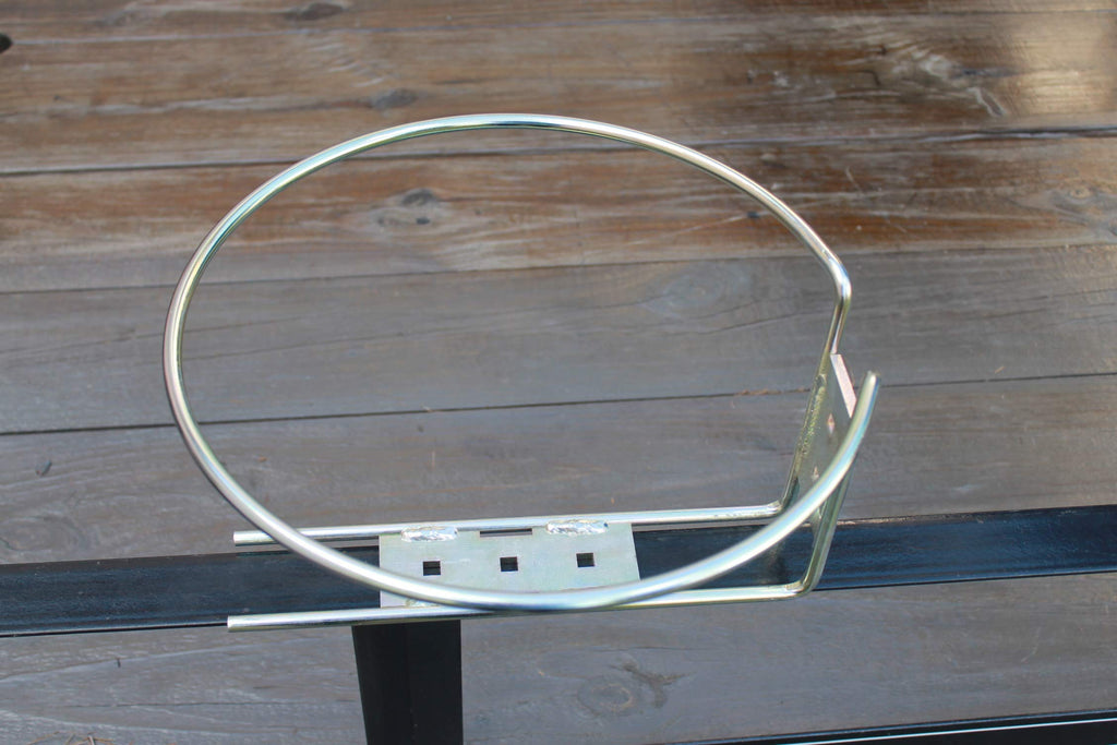 5 Gallon Round Gas Can Holder with Locking Trailer Rack Mount Bracket Kit V26619