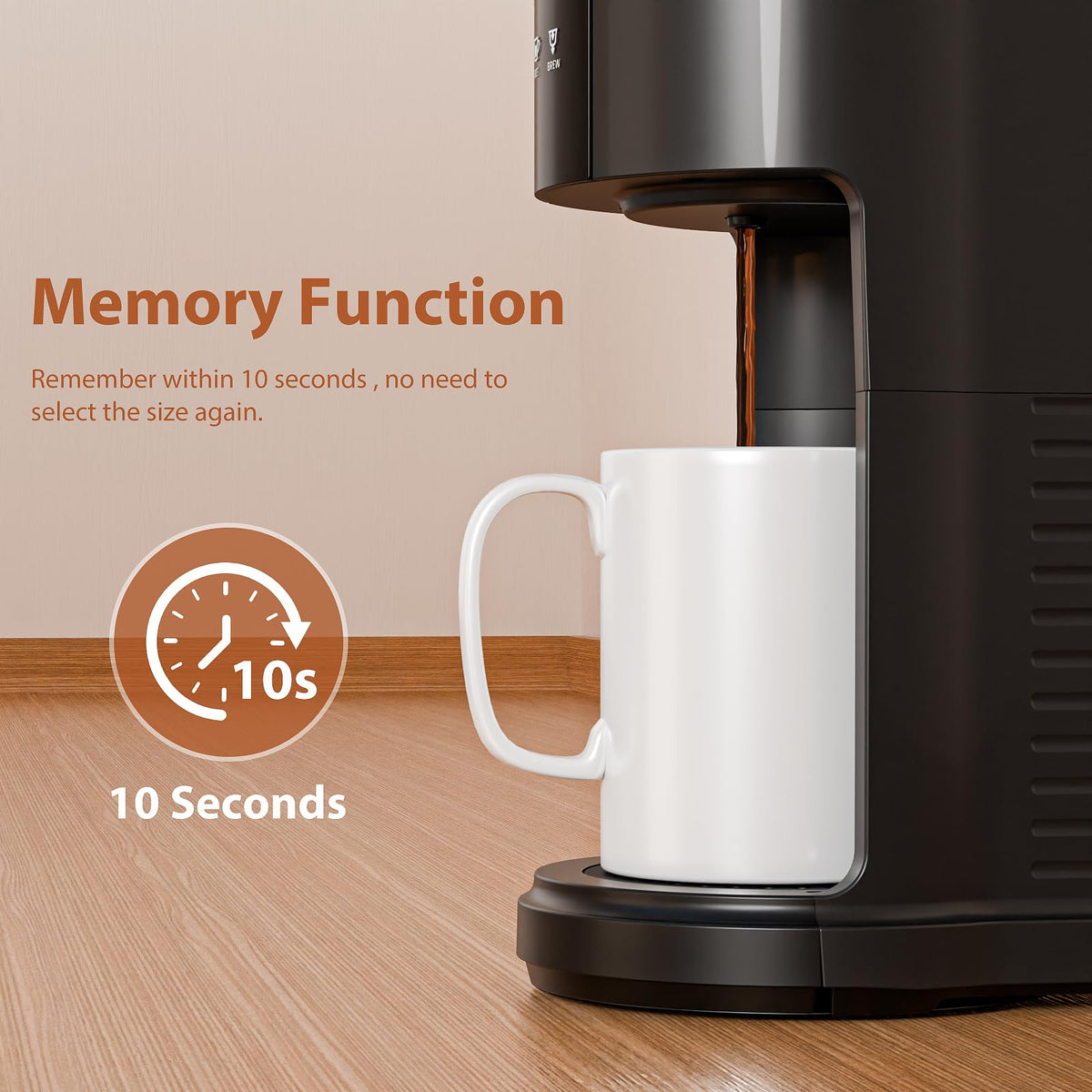 Single Serve Coffee Maker T527046