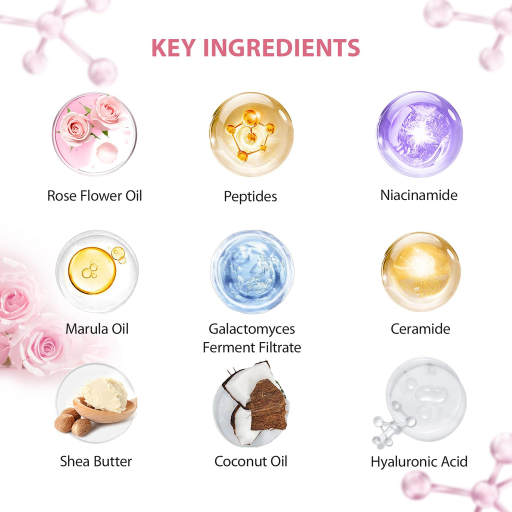 32 Pcs Rose Spa Skin Care Set H4649