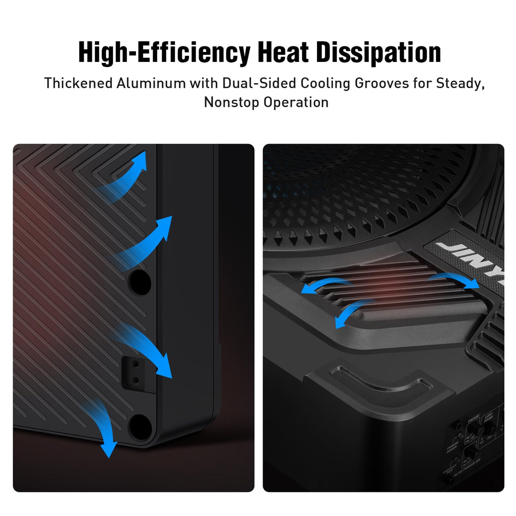 1200W Under Seat Subwoofers with Amp E642