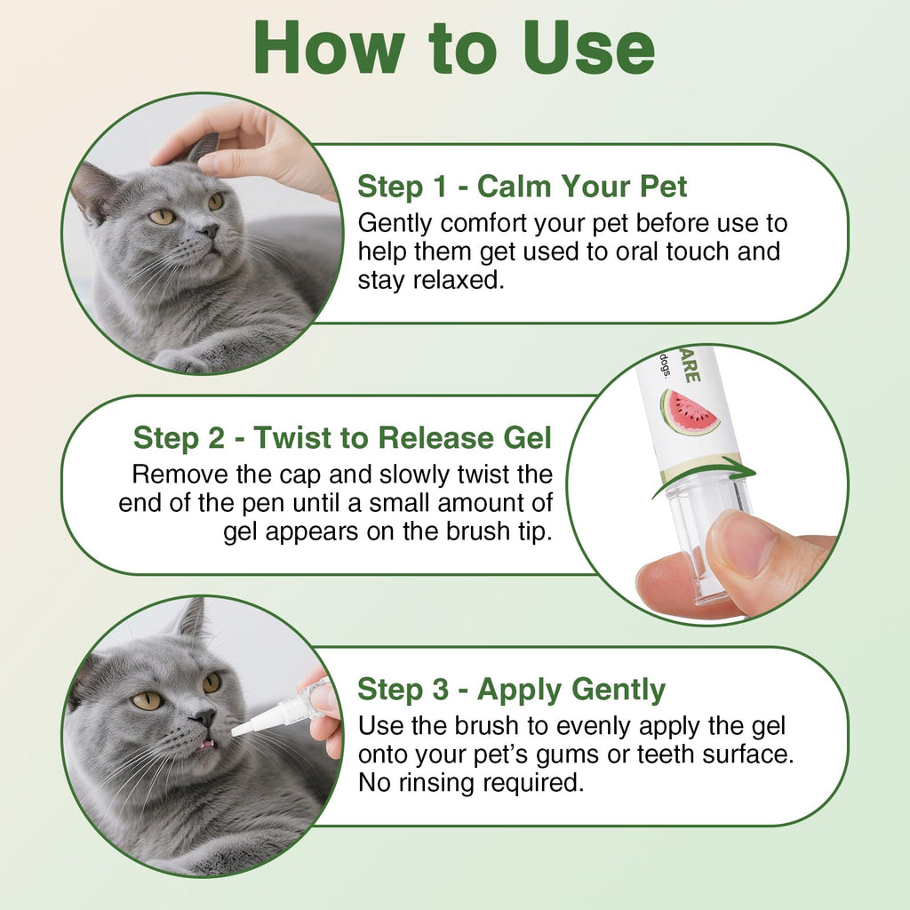 Cat Gum Care Pen with Soft Brush Tip U7009