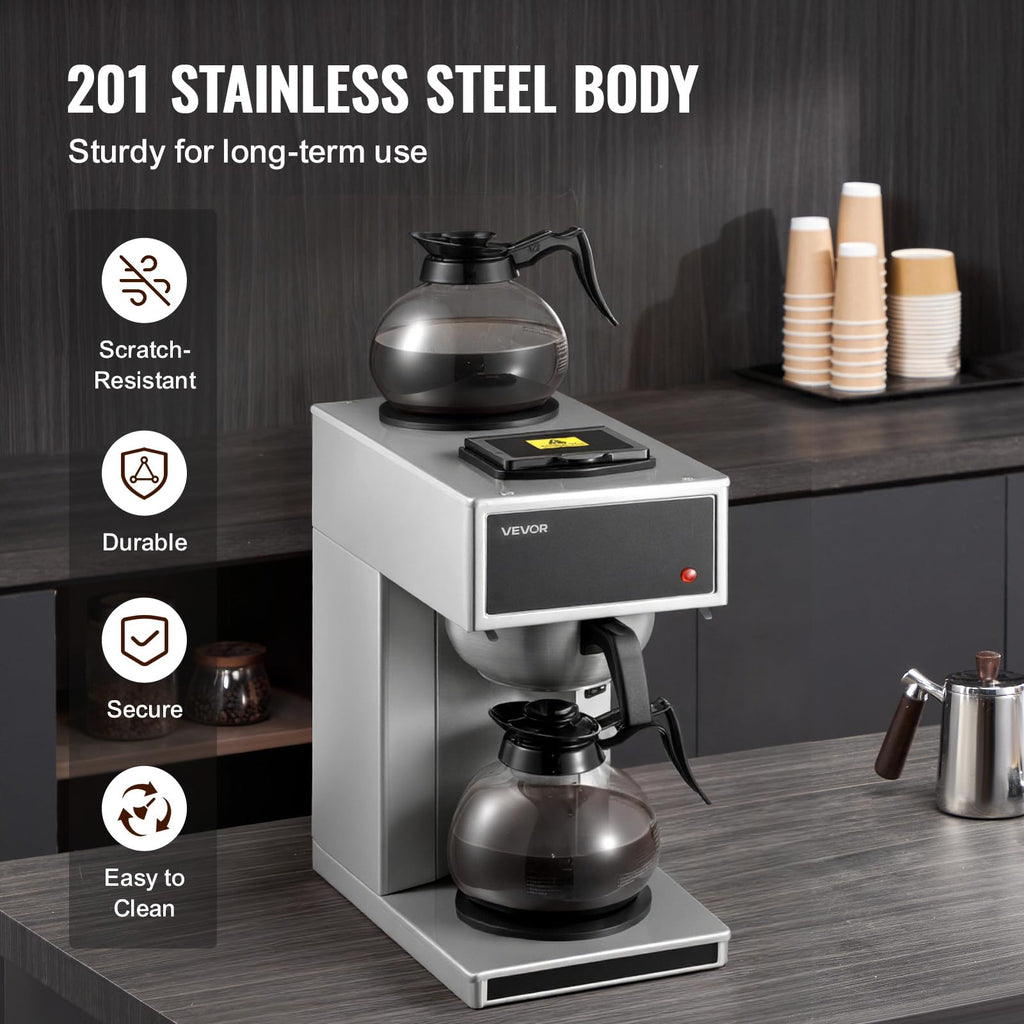 Commercial Drip Coffee Maker 12 Cups V6446