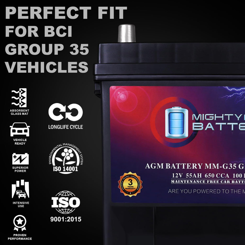 12V 55Ah AGM Replacement Battery X912