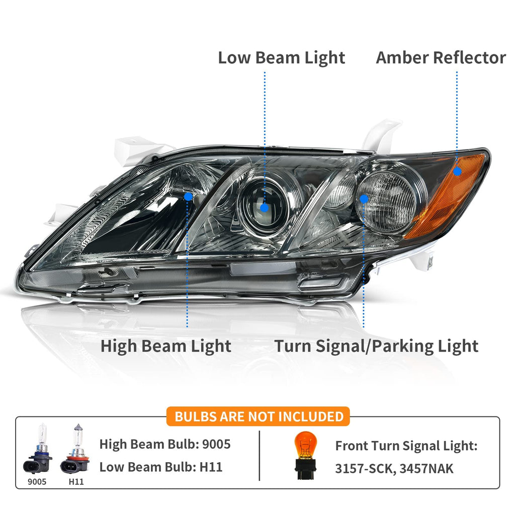 Chrome Housing Headlights V905245
