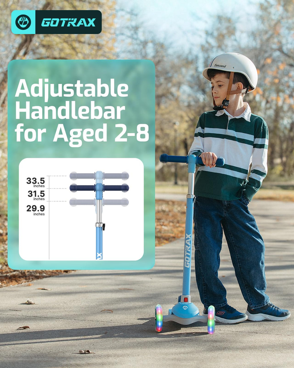 Kids 3 Wheels Kick Scooter L206669