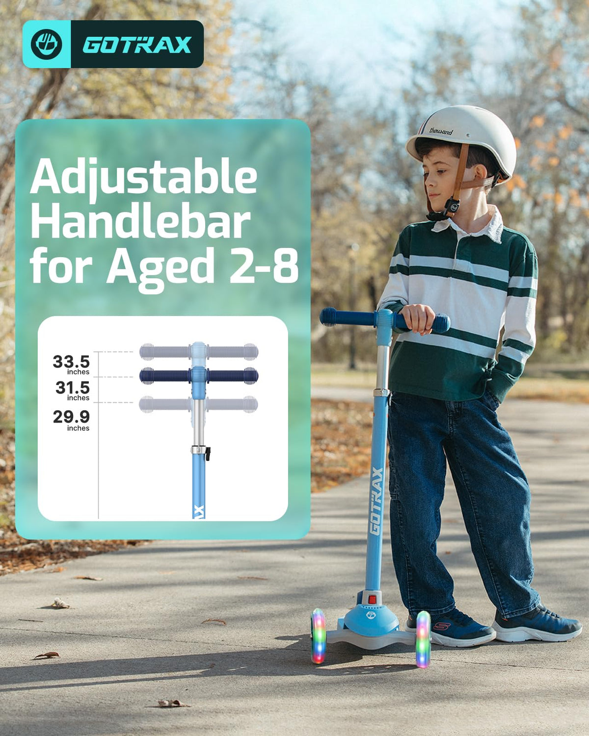 Kids 3 Wheels Kick Scooter L206669