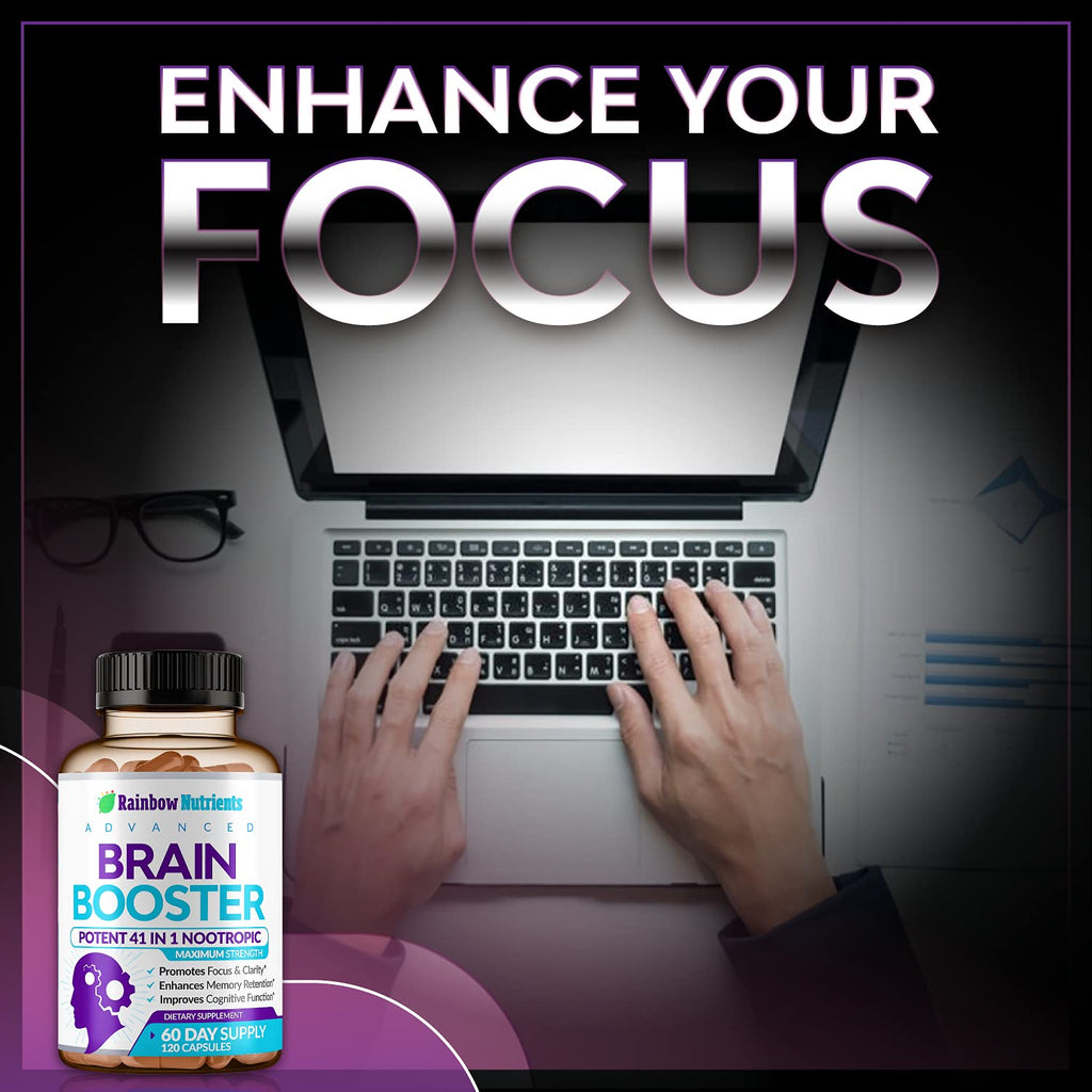 120 V Capsules Brain Support Supplement with DMAE O73377
