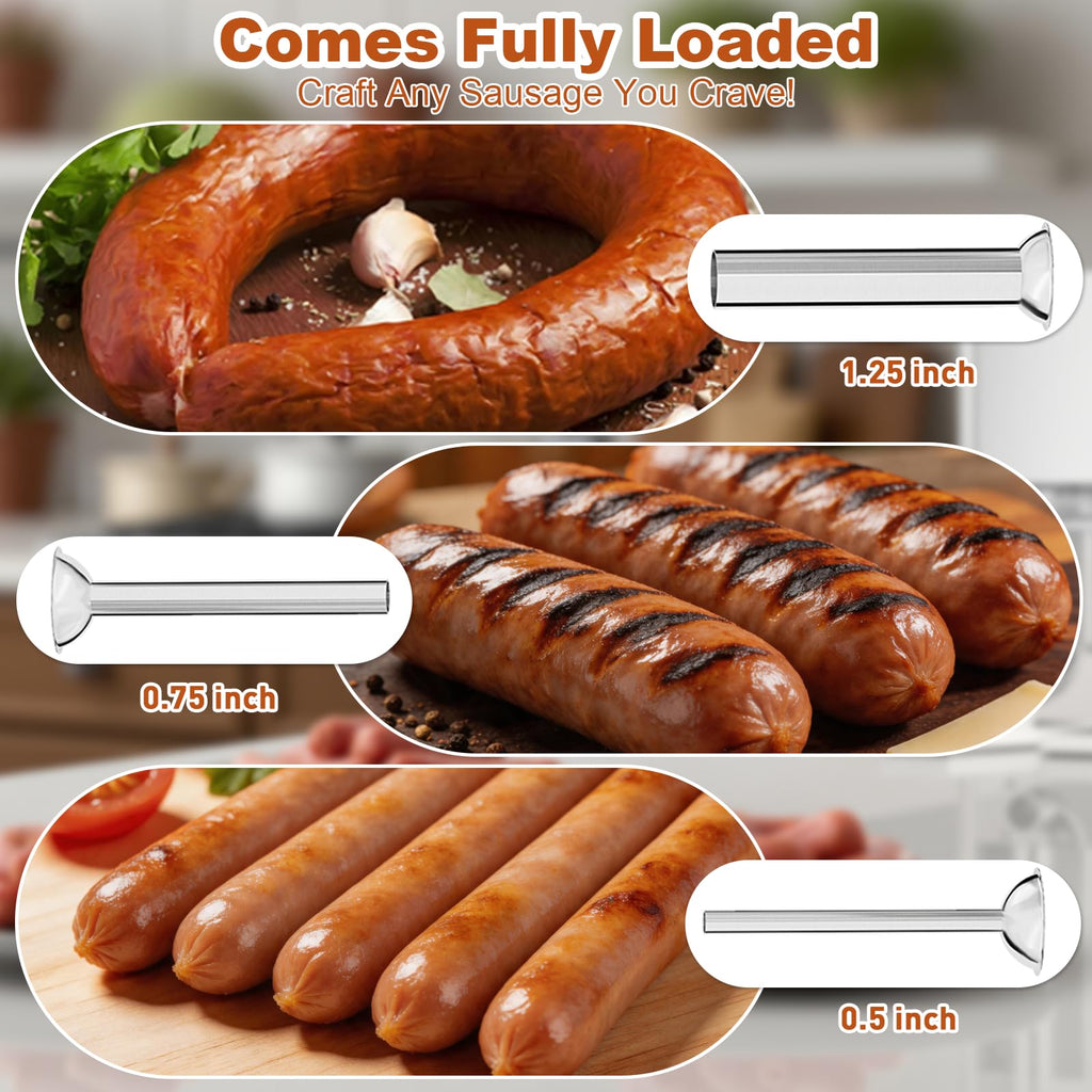 8 LB Vertical Electric Sausage Stuffer S822