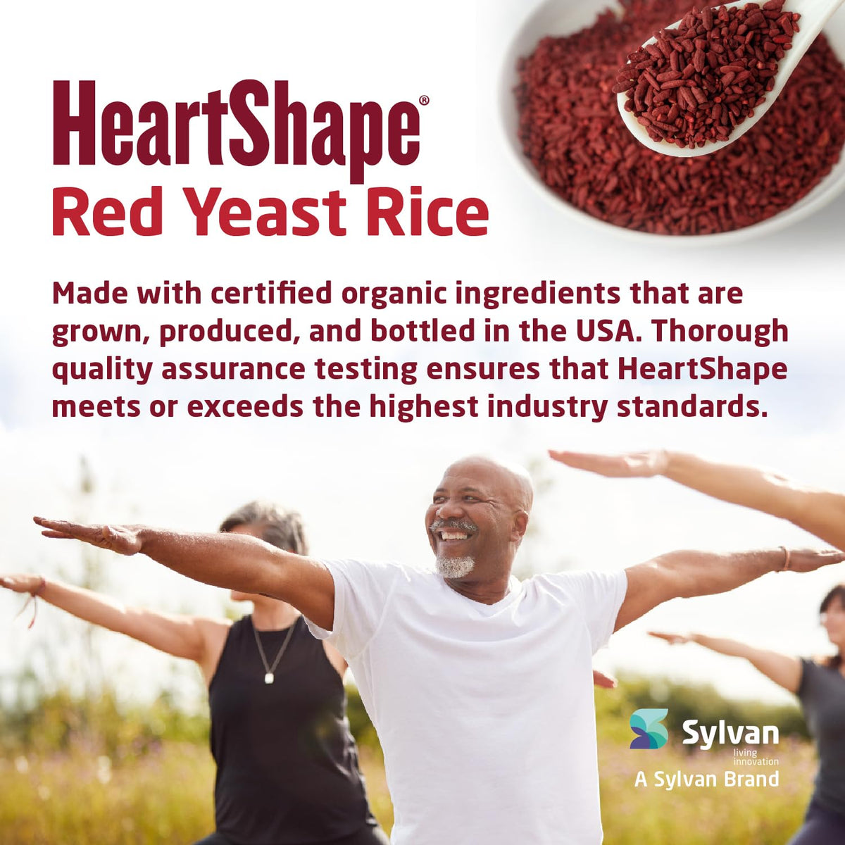 Red Yeast Rice Supplement 1,200 mg Organic Non-GMO 120 Capsules P5432
