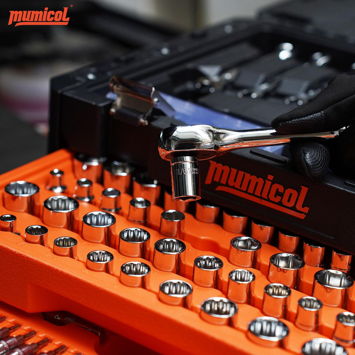 320-Pcs Mechanic Tool Set with 72-Tooth Ratchet Z721