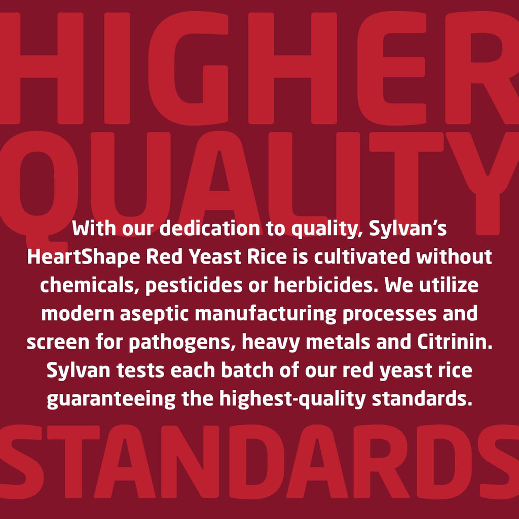 Red Yeast Rice Supplement 1,200 mg Organic Non-GMO 120 Capsules P5432