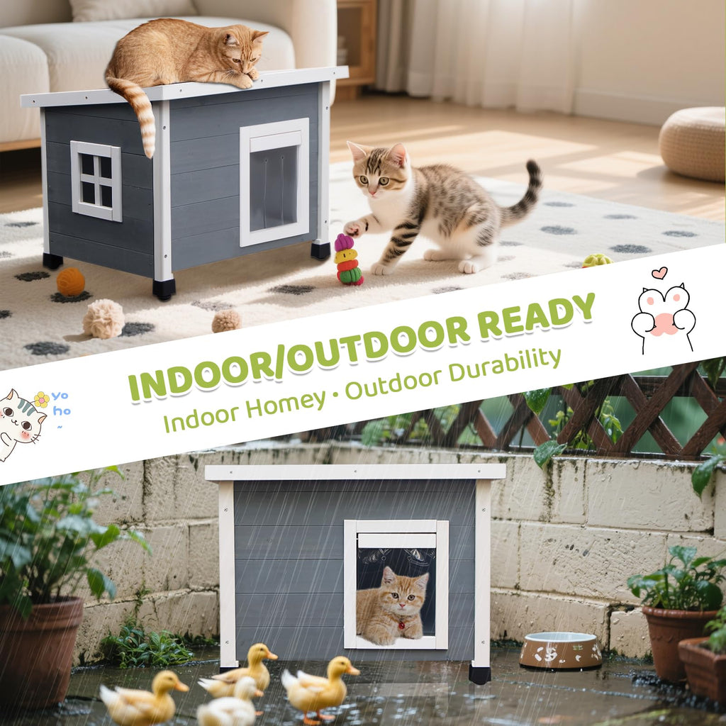 Wooden Pet House with Window C522