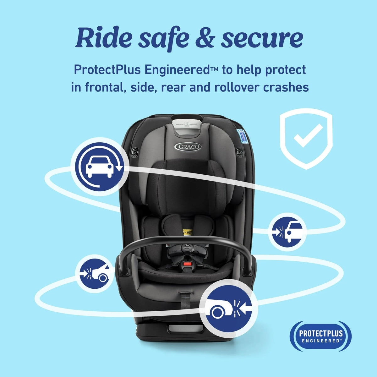 3-in-1 Car Seat with Anti-Rebound Bar I5640