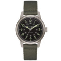 Men's Stainless Steel Automatic Watch with Green NATO Strap Y171500