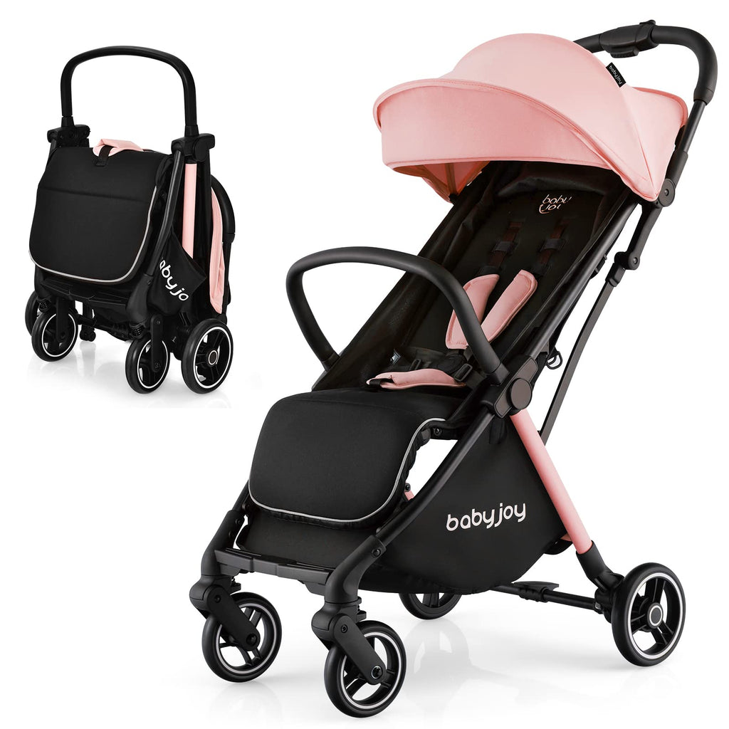 Lightweight Compact Baby Stroller with Canopy and Storage Basket F570