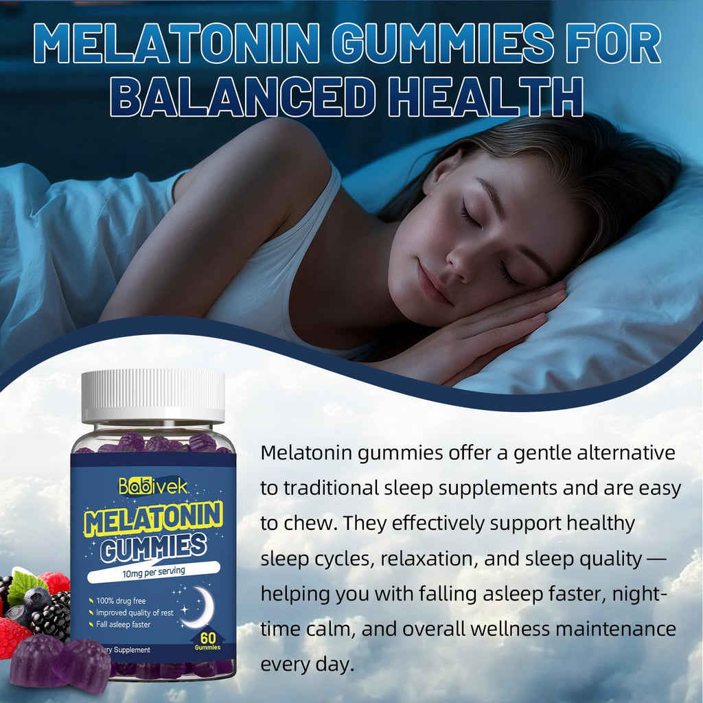 10mg Melatonin Gummies 60 Count S1100