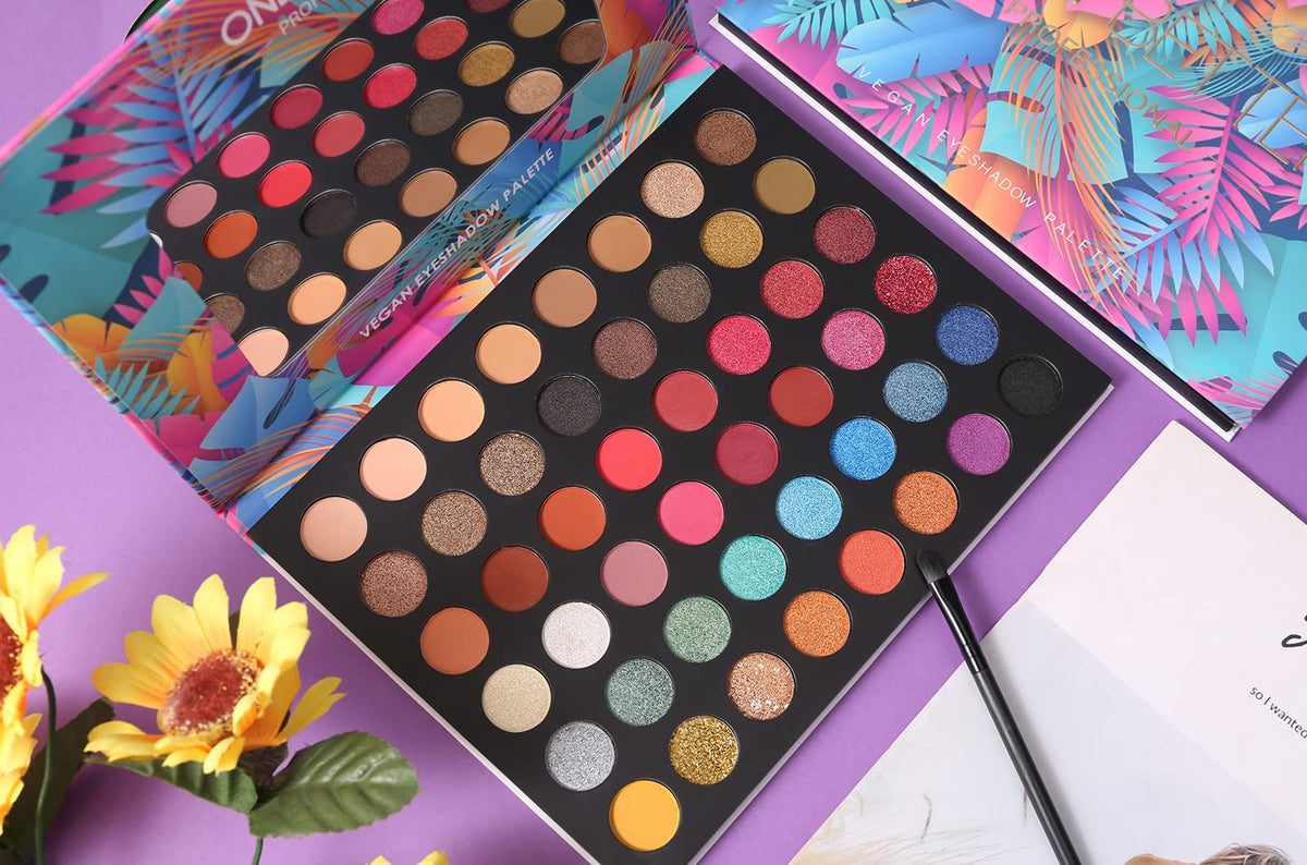 48 Colors Shimmer Glitter Eyeshadow Palette B45075