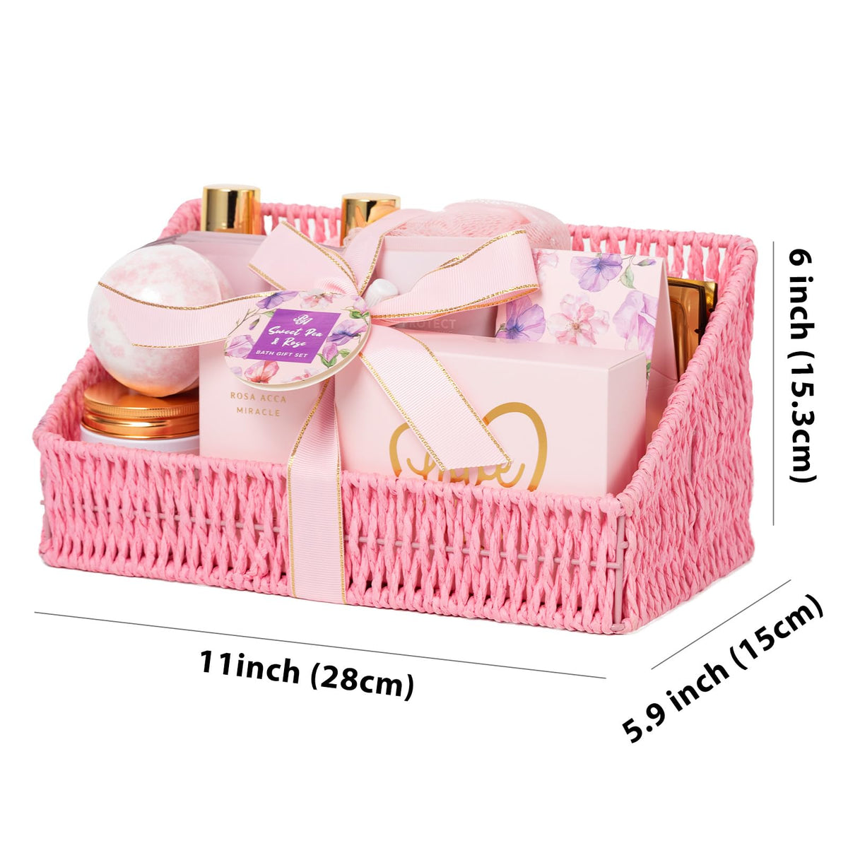 32 Pcs Rose Spa Skin Care Set H4649