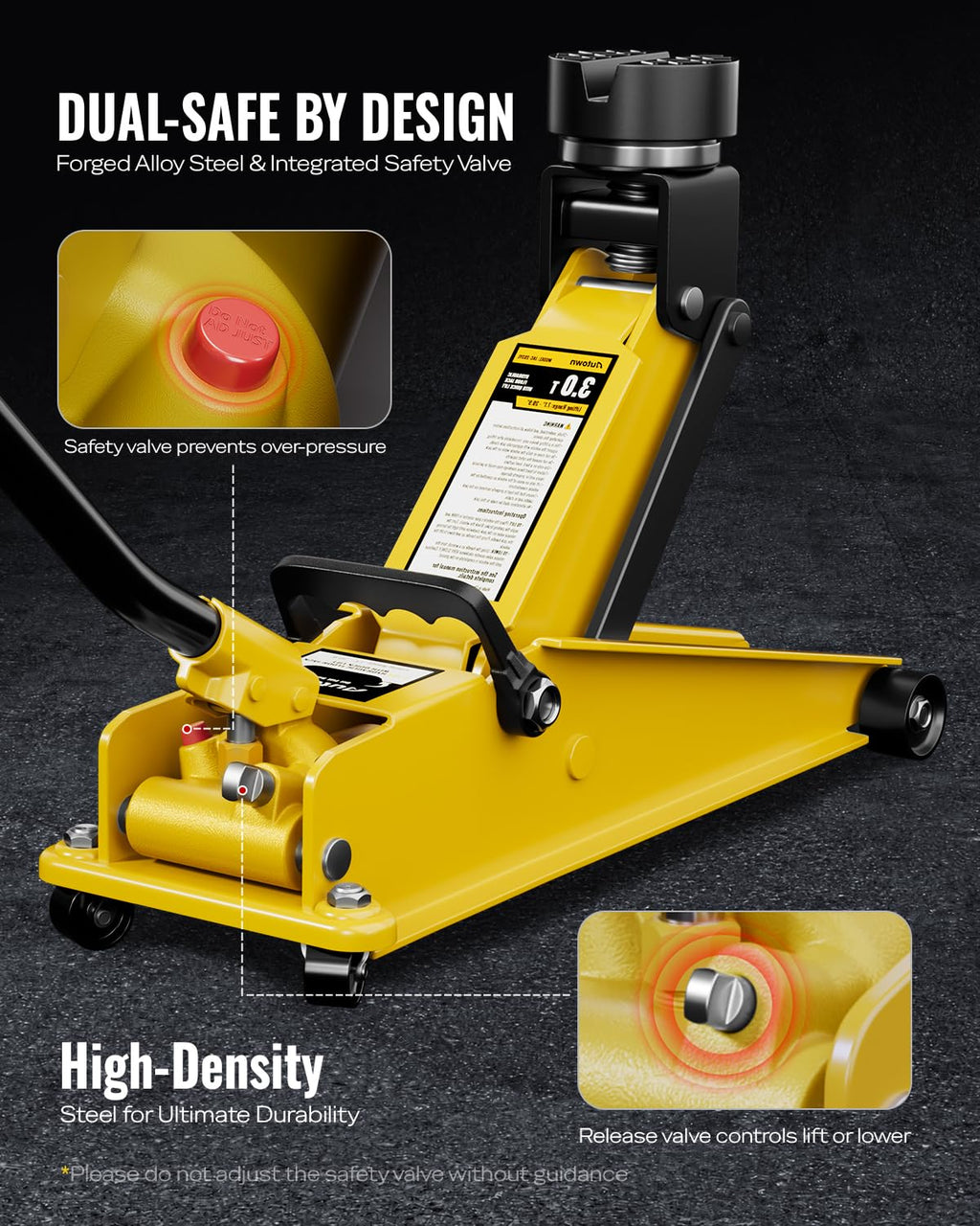 Heavy Duty 3 Ton Hydraulic Floor Jack I63357
