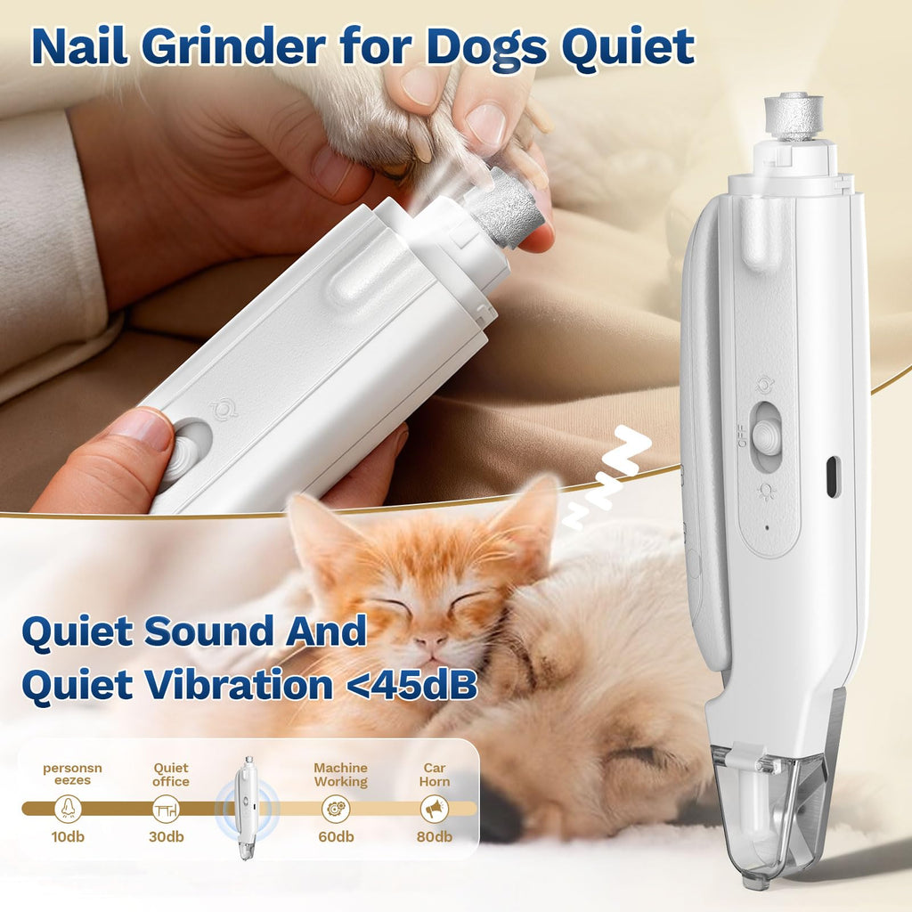 2-in-1 Dog Nail Clippers & Grinder with LED Light J783784
