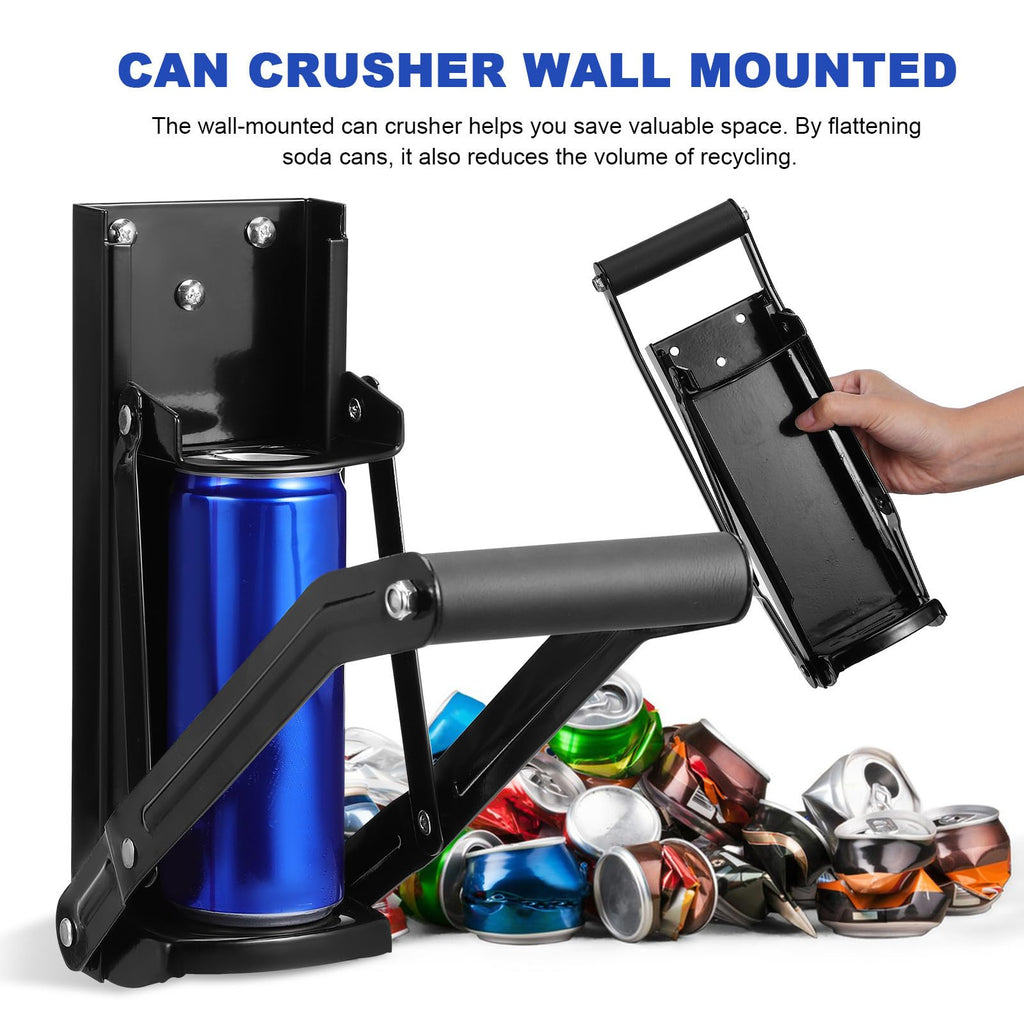 Stainless Steel Black Can Crusher M8876