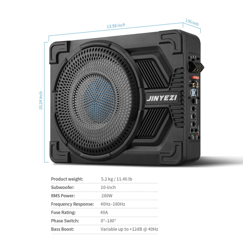 1200W Under Seat Subwoofers with Amp E642