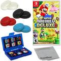 New Super Mario Bros. U Deluxe for Nintendo Switch with Thumb Grips, Game Card Holder & Cleaning Cloth D24724