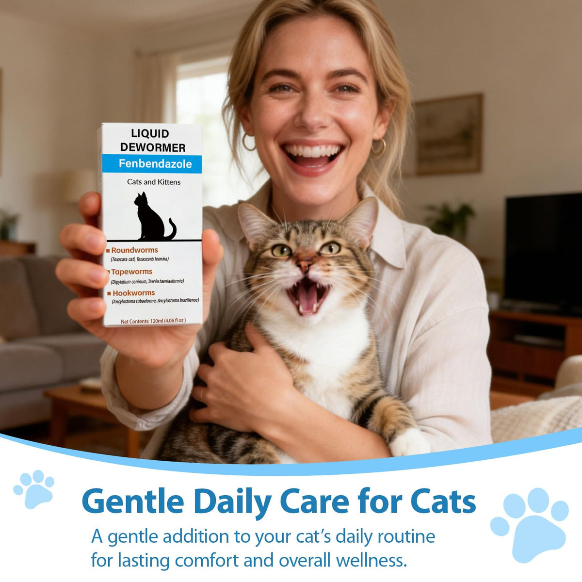 Liquid Dewormer for Cats & Kittens 4.06 oz W8497