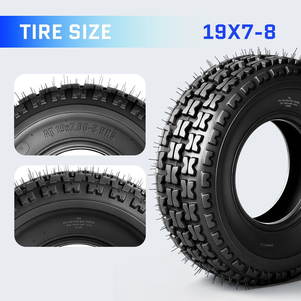 19x7-8 ATV UTV Tires Set of 2 K131579