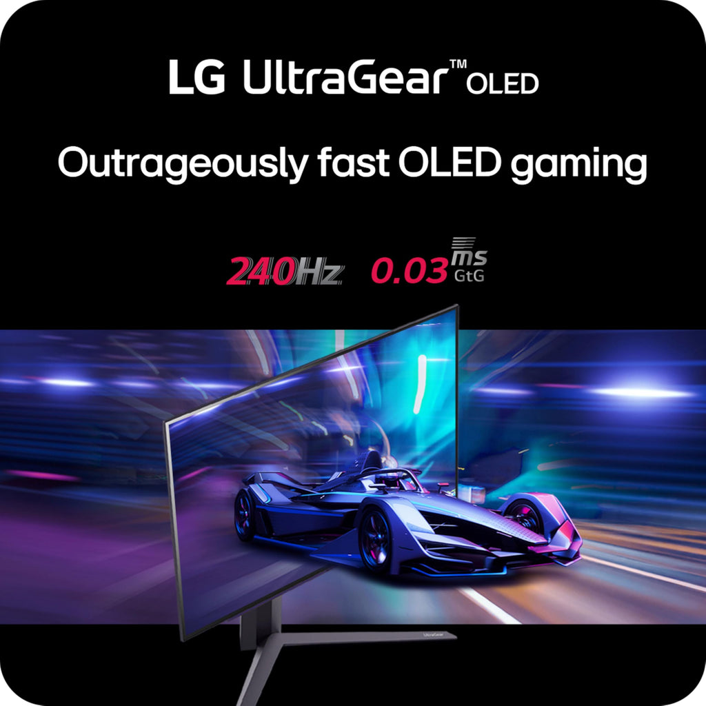 27-inch OLED Gaming Monitor QHD 1440p 240Hz Black Q602066