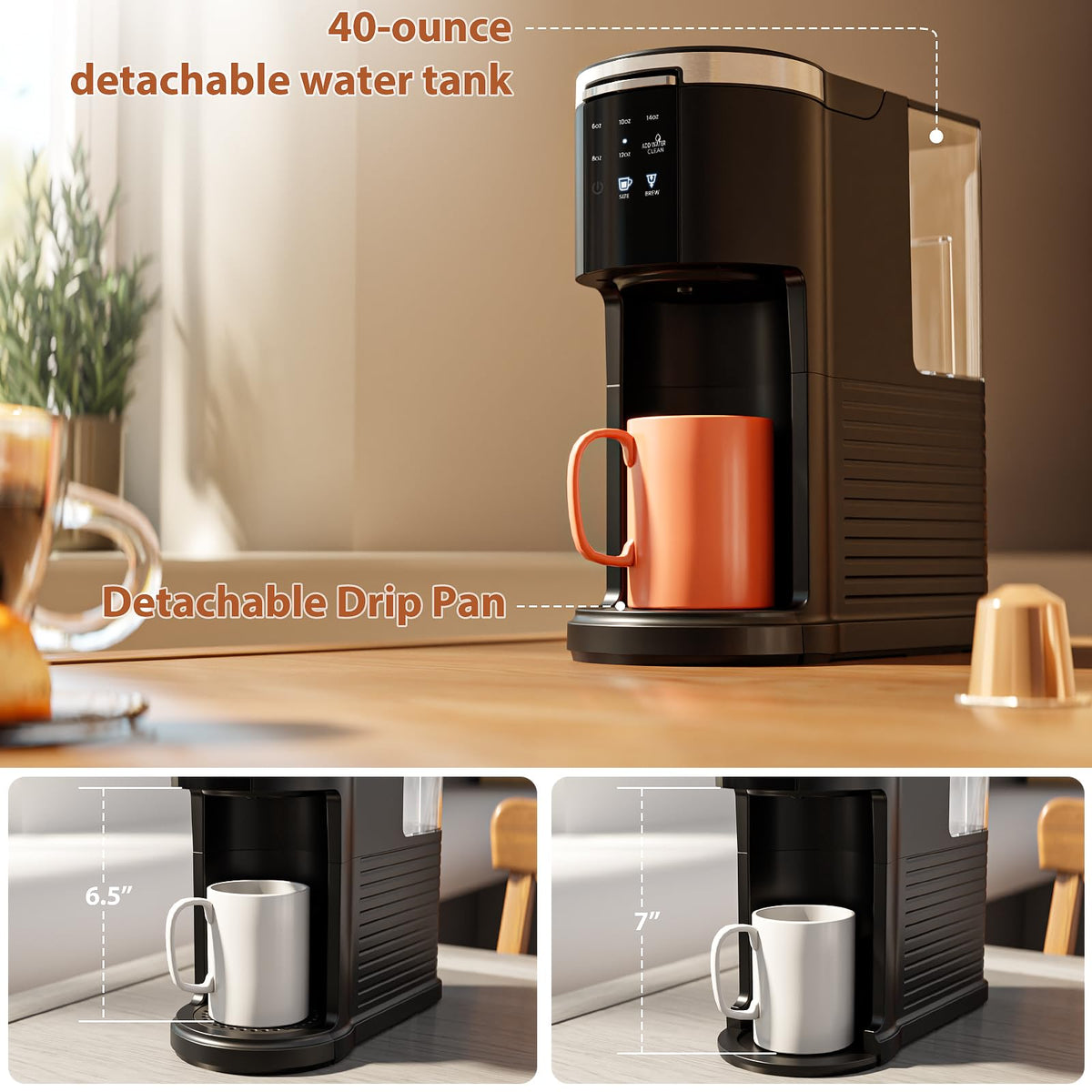 Single Serve Coffee Maker T527046