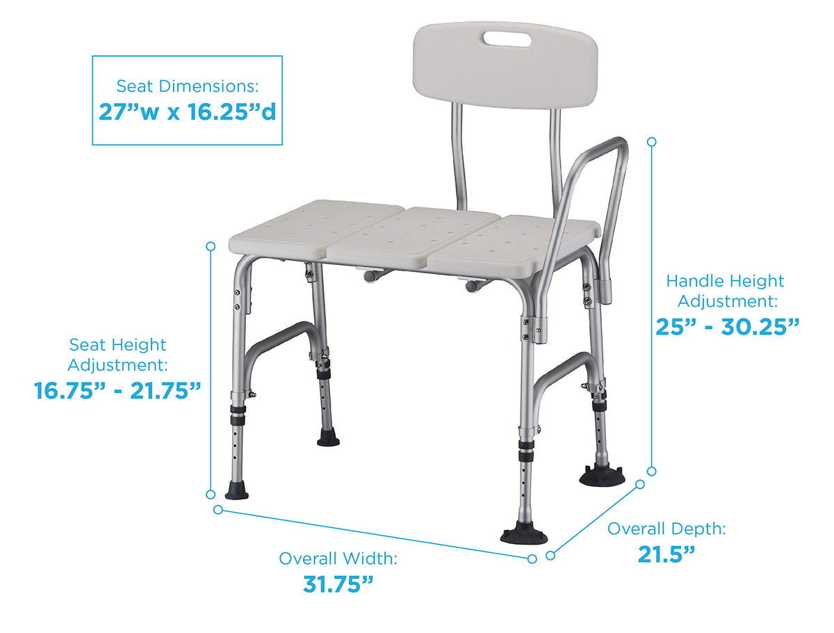 Heavy Duty Transfer Bench for Bath & Shower I905904
