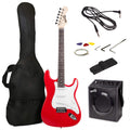 Red Full Size Electric Guitar Kit with 10W Amp & Gig Bag V873303