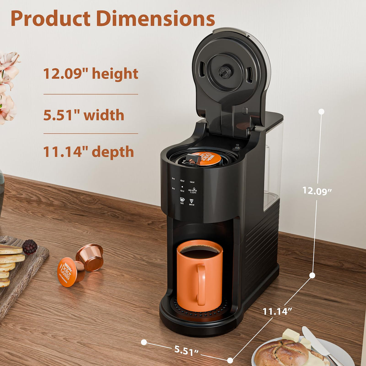 Single Serve Coffee Maker T527046