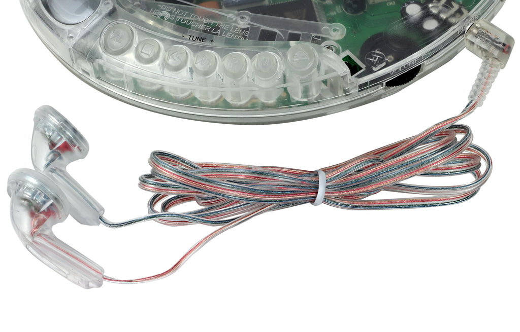 Portable CD Player Transparent Clear O172