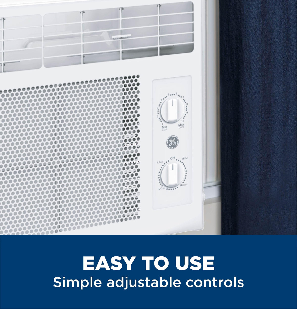 White 5,000 BTU Window Air Conditioner with Manual Controls G7469