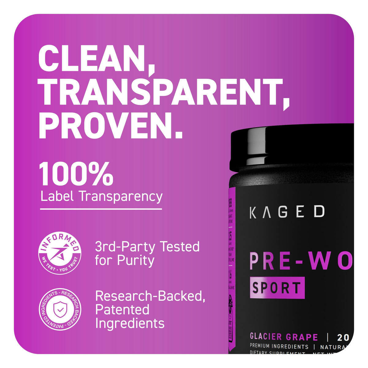 Pre Workout Powder 20 Servings E5040
