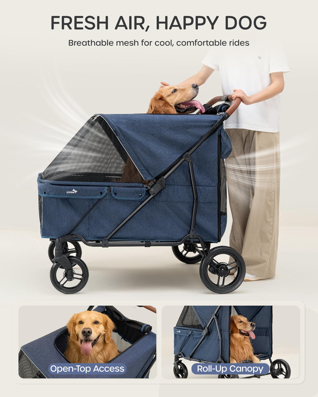 Large Dog Stroller up to 170 lbs U98259