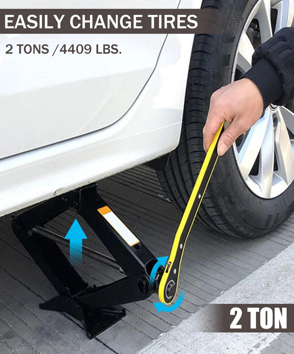 2 Ton Scissor Jack Lift with Lug Wrench R16513