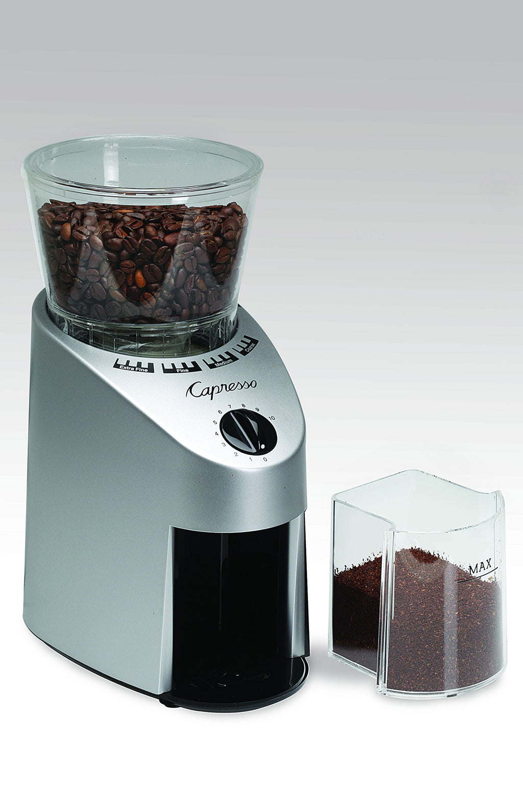 Conical Burr Grinder, Brushed Silver H206