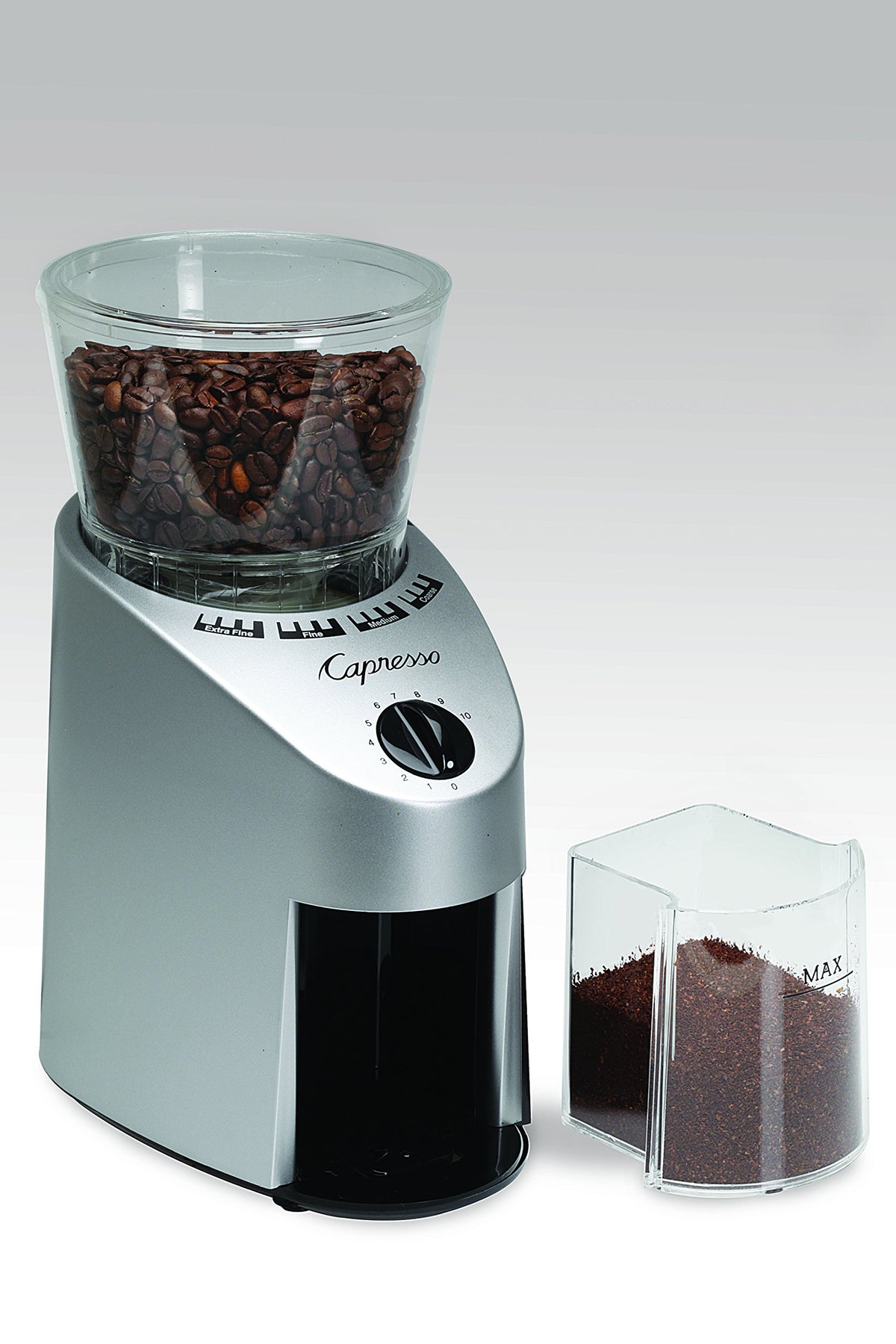 Conical Burr Grinder, Brushed Silver H206