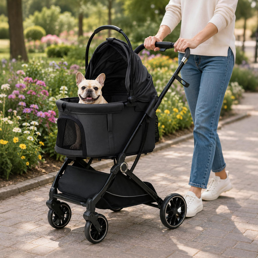 3-in-1 Pet Stroller Black Q6062