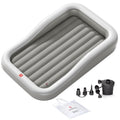 Inflatable Toddler Travel Bed Extra Large Gray U401569
