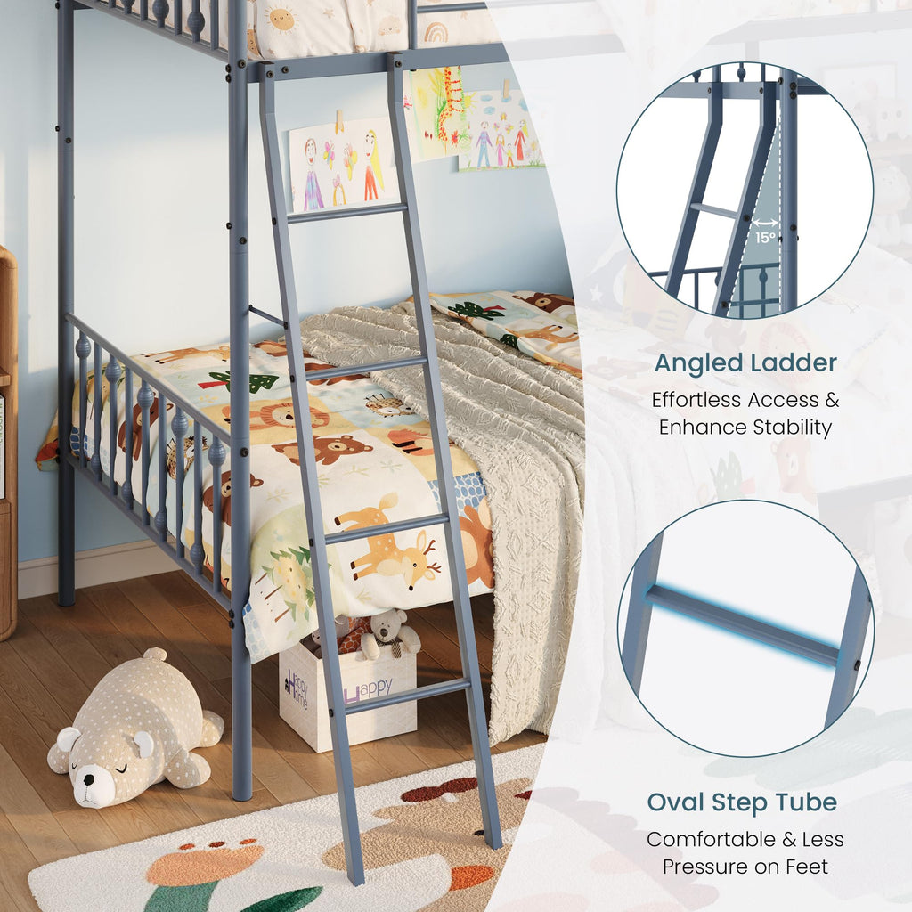 Twin Over Twin Convertible Bunk Bed X292848