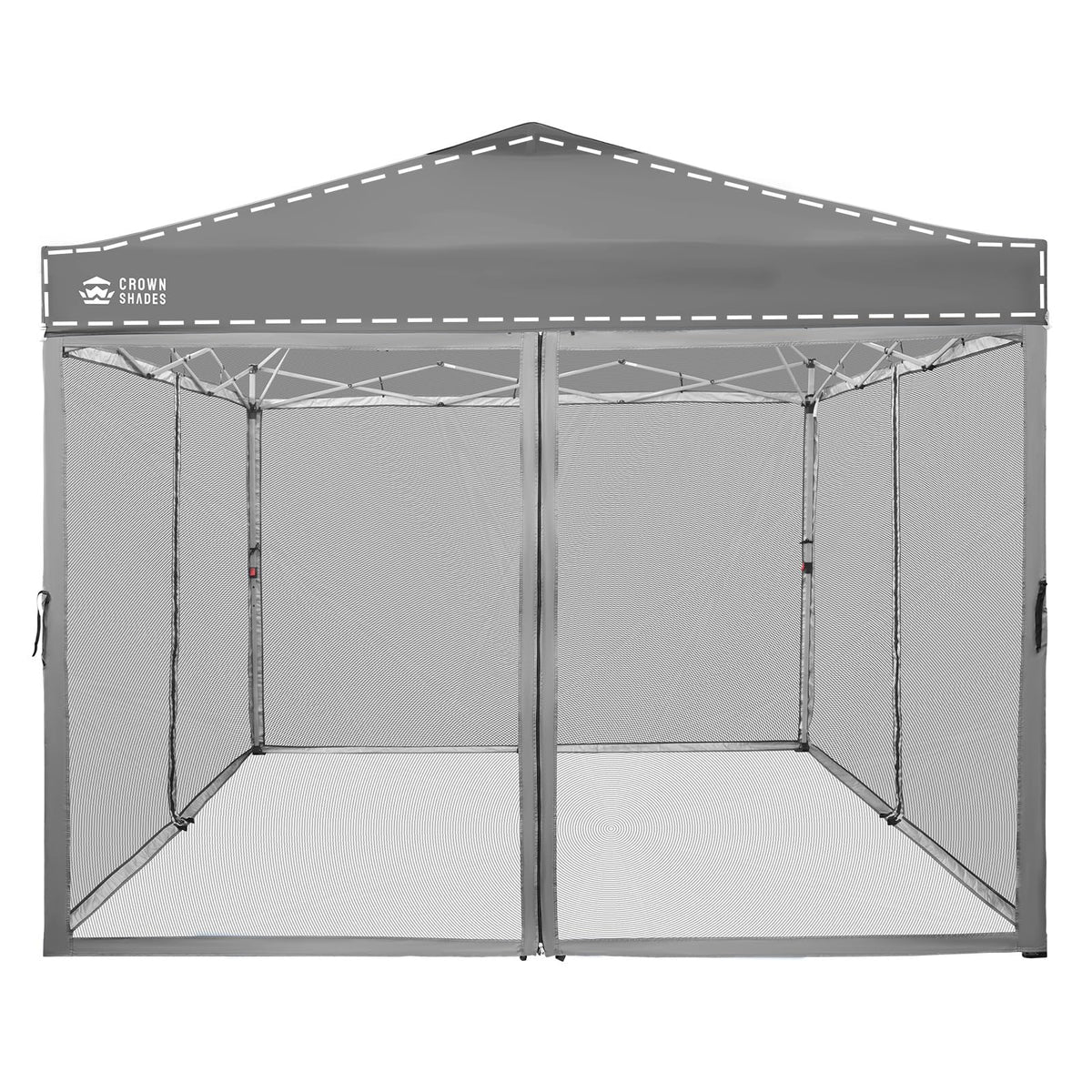 Gazebo Replacement Mosquito Netting 10 x 10ft Grey B51057