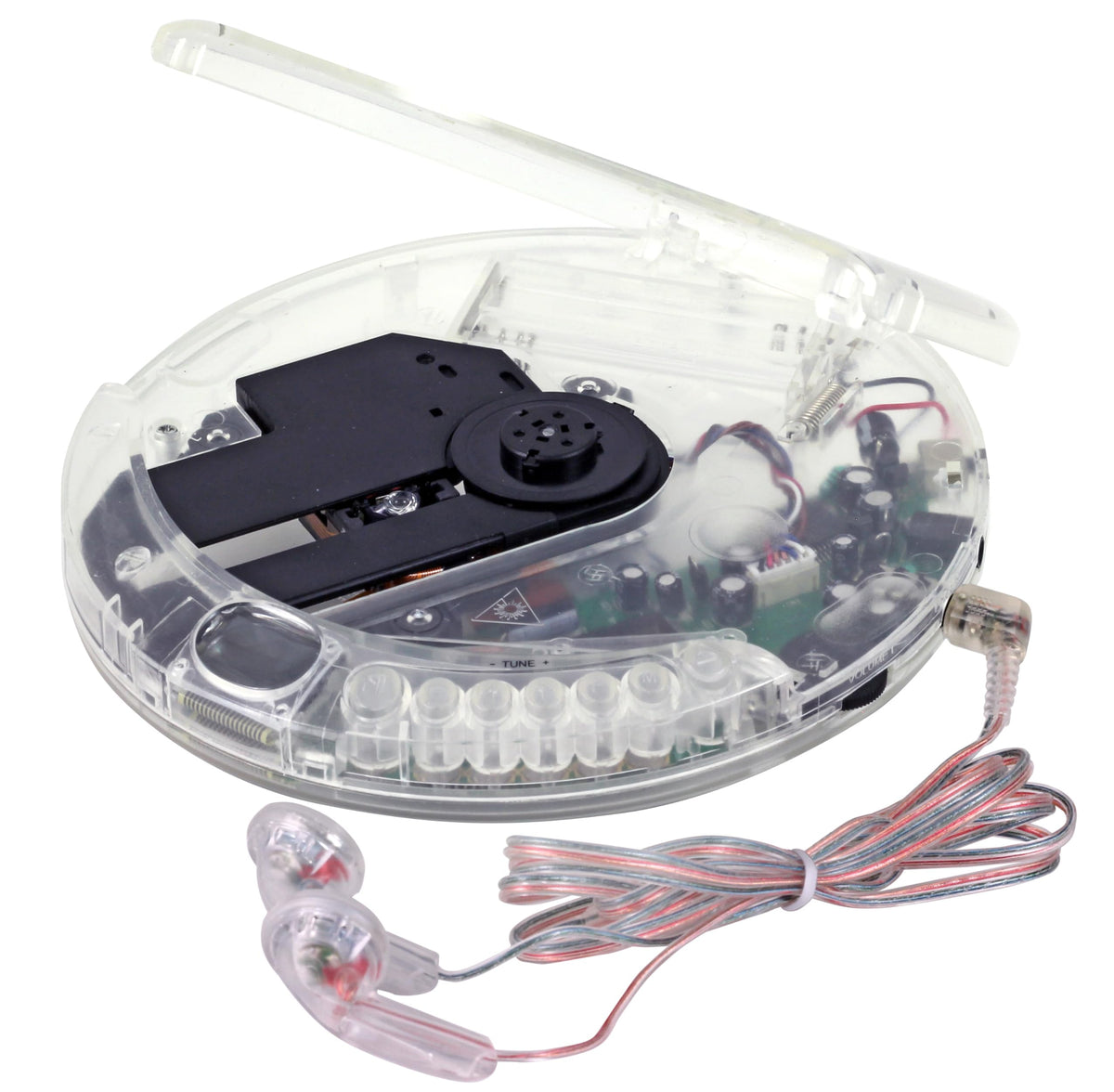 Portable CD Player Transparent Clear O172